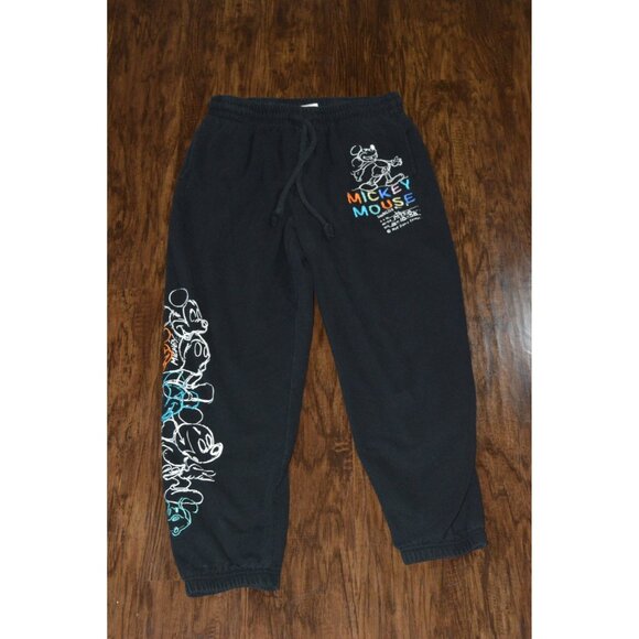 Disney Micky Mouse Joggers Juniors Women's Size Large 11-13 Sweatpants Logo - Picture 4 of 6